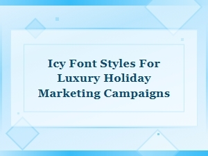 Chill the Competition with Frosty Typography
